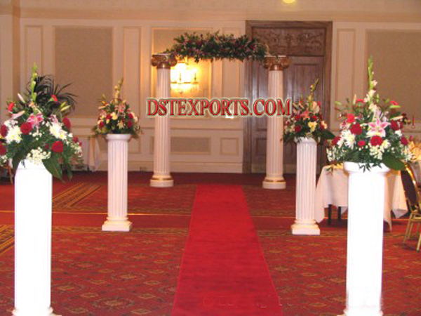 WEDDING FIBER ROMAN PILLARS