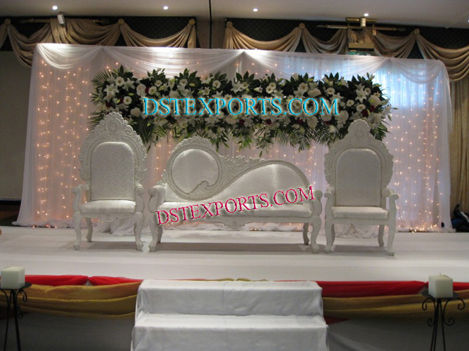 ASIAN WEDDING WHITE LOVE FURNITURE SET