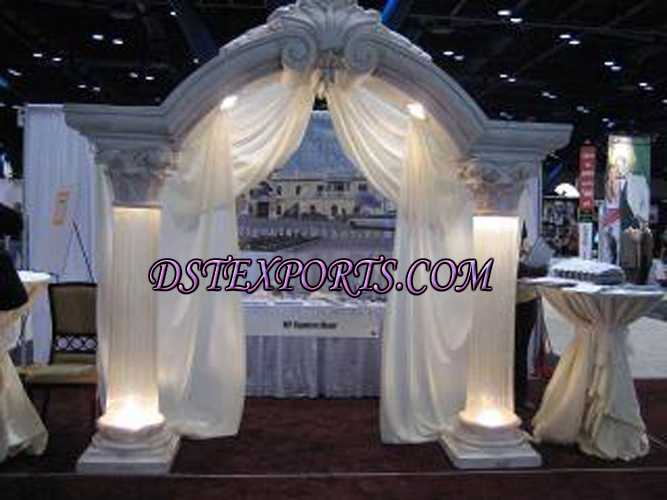 WEDDING LIGHTED ROMAN WELCOME GATE