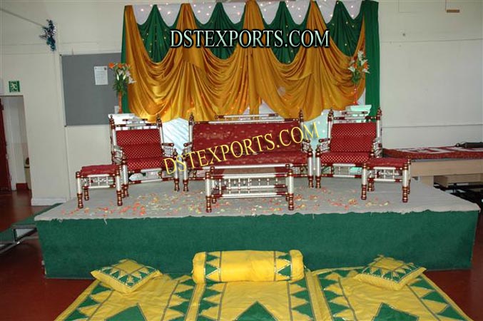 INDIAN WEDDING SANKHEDA FURNITURE SET