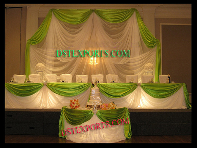 WEDDING HEAD TABLE BACKDROP SET