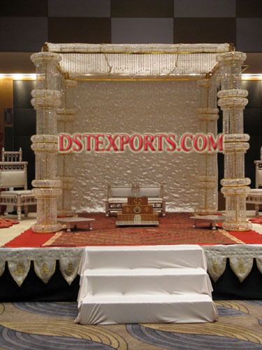 NEW  DESIGNER CRYSTAL MANDAP