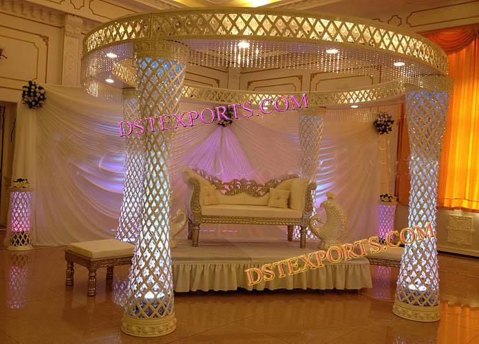 LATEST STYLE WEDDING  CRYSTAL  MANDAP SET