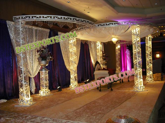 STYLISH  WEDDING  CRYSTAL MANDAP