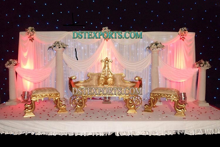 ASIAN WEDDING GOLD KING FURNITURE SET