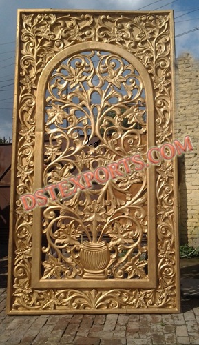 INDIAN WEDDING GOLDEN FLOWER PANELS