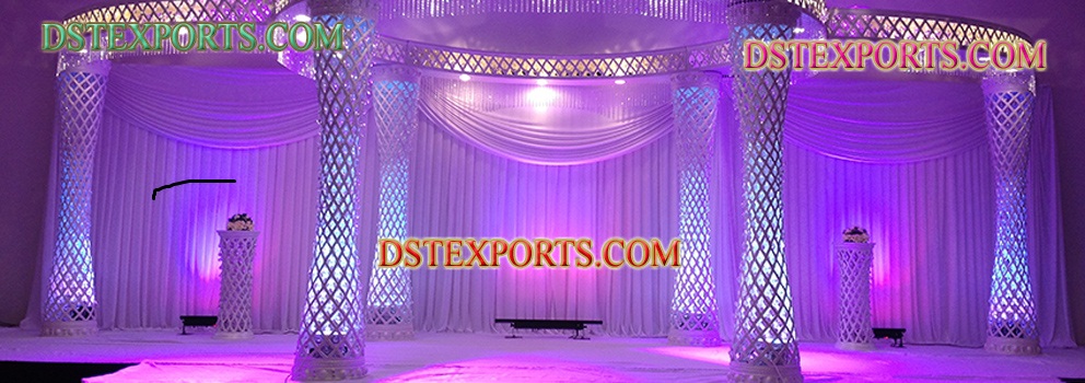 WEDDING CUTTING CRYSTAL MANDAP