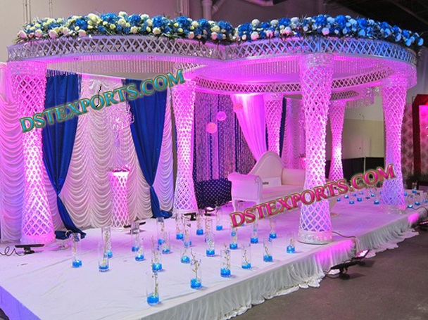 WEDDING LATEST STYLE CRYSTAL MANDAP