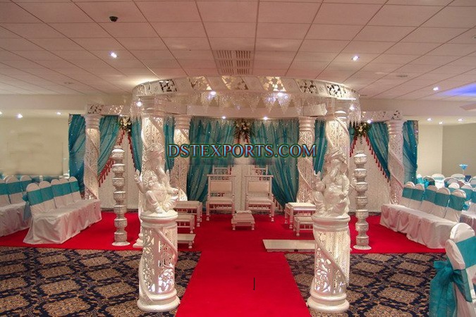 INDIAN MARRIAGE FIBER CRYSTAL MANDAP