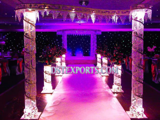 WEDDING METAL CRYSTAL WELCOME GATE