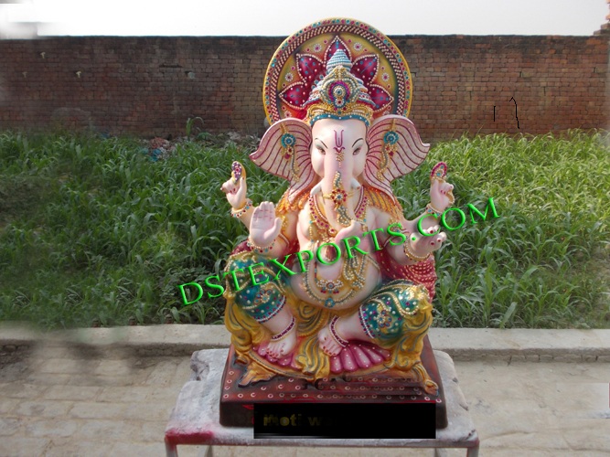 WEDDING GANESHA STATUE WITH JEWELERY