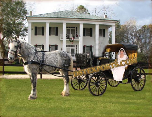 BLACK BEAUTY WEDDING CARRIAGE