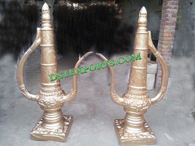 INDIAN WEDDING GOLDEN CATTLE DECORS