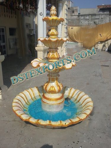 WEDDING DECORATED FIBER FOUNTAIN