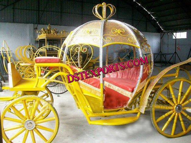 WEDDING STYLISH CRYSTAL CINDERALLA CARRIAGE