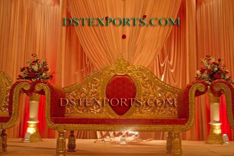 INDIAN WEDDING GOLDEN LOVE SEATER