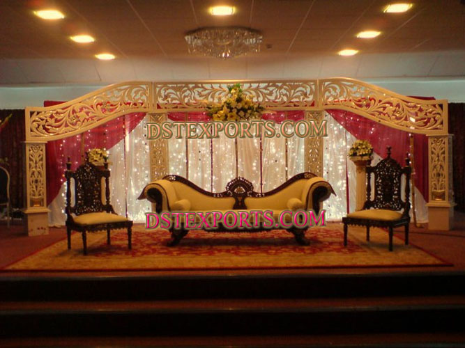 INDIAN WEDDING STYLISH BLACK FURNITURE