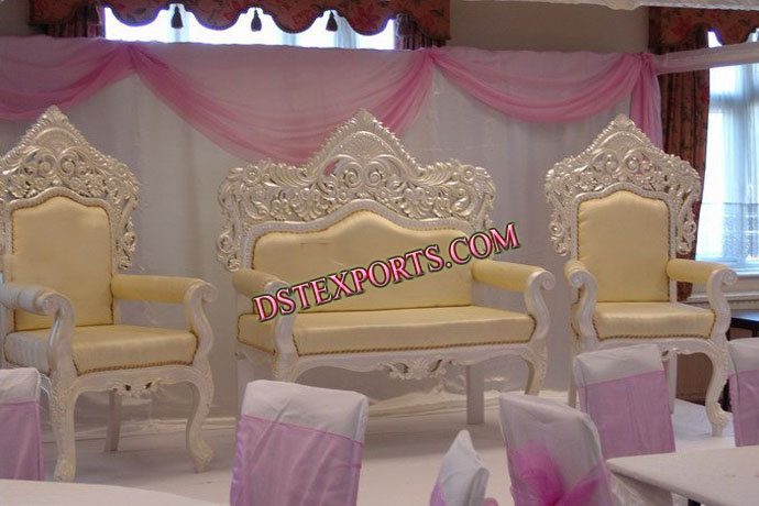 LATEST WEDDING PEARL CARVING SOFA SET