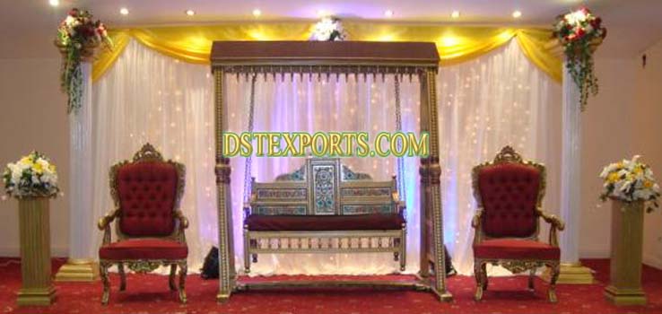 WEDDING STYLISH RAJWADI JHULA