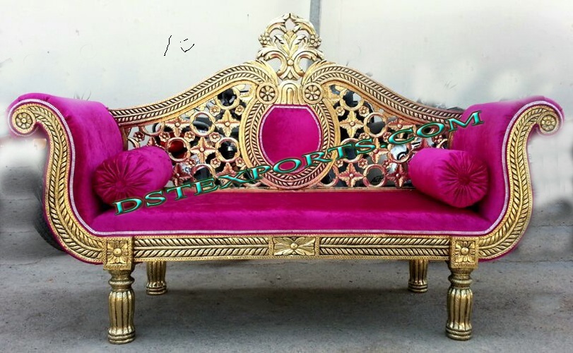 NEW WEDDING GOLDEN LOVE SEATER