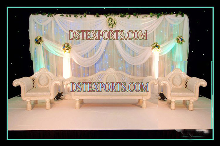 LATEST WEDDING PEARL CARVED SOFA SET