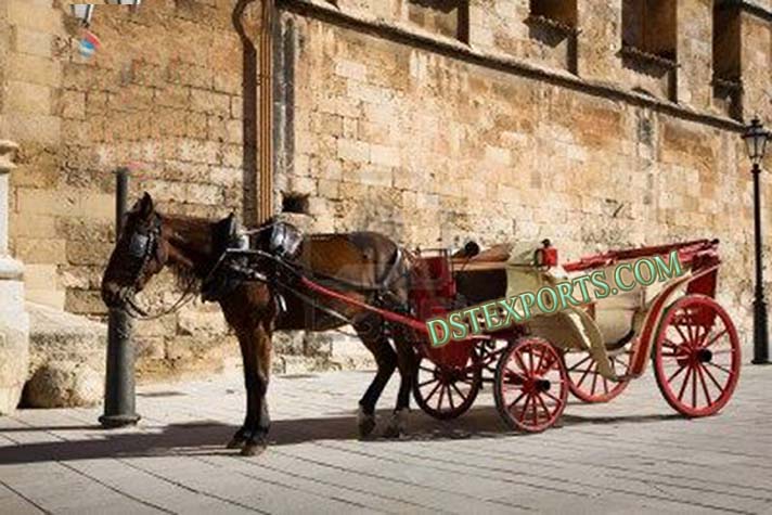 WEDDING RED VICTORIA CARRIAGES