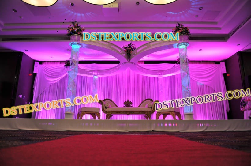 LATEST WEDDING BUTTERFLY CRYSTAL MANDAP