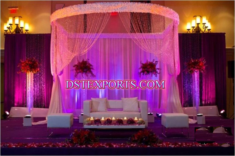 CHEAP WEDDING CRYSTAL MANDAP