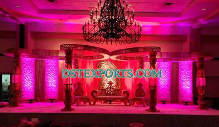 LATEST DESIGN WEDDING CRYSTAL BUTTERLY MANDAP