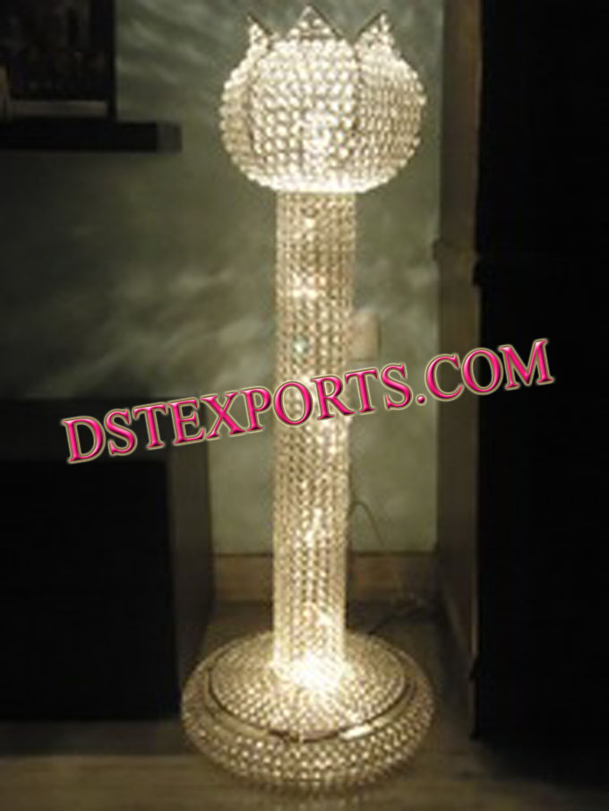 WEDDING CRYSTAL LOTUS STAND