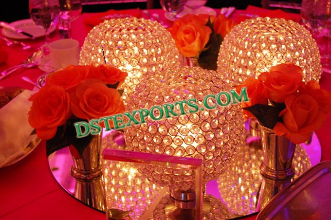 WEDDING CRYSTAL BALL DECORATIONS