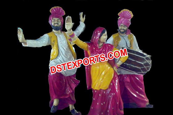 Rangla Punjab Fiber Statues