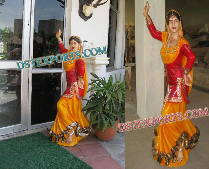 WELCOME PUNJABI LADY STATUE