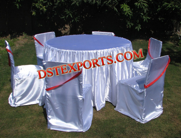 LYCRA CHAIR COVERS AND TABLE CLOTHES