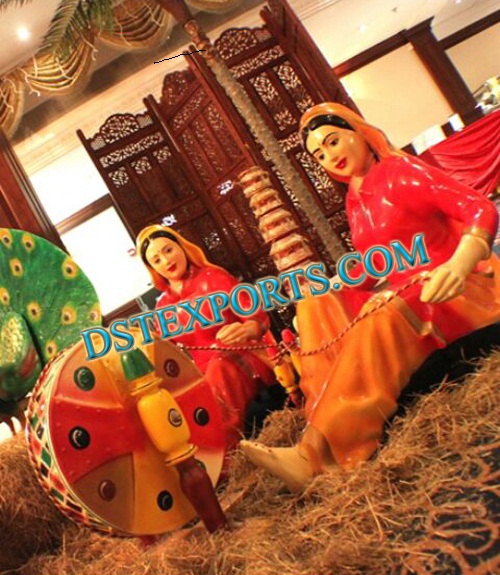 PUNJABI WEDDING THEEM STATUES