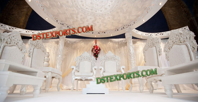 HEAVY CARVING WEDDING MANDAP CHAIRS