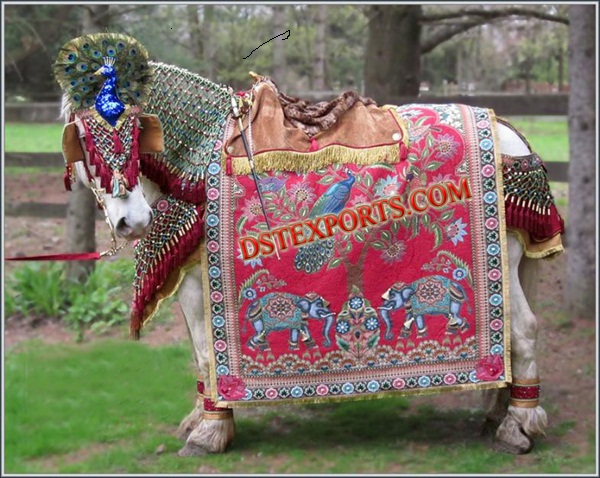 GUJRATI WEDDING HORSE DECORATIONS