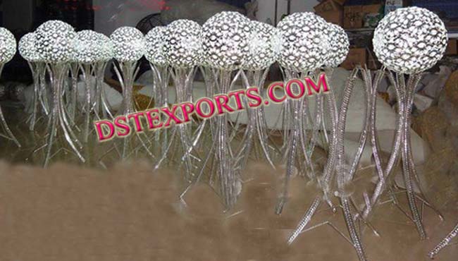 WEDDING CRYSTAL BALL STANDS