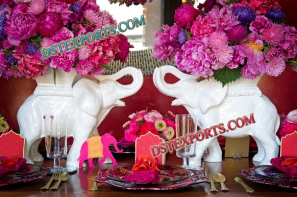 WEDDING ELEPHANTS WITH FLOWERS