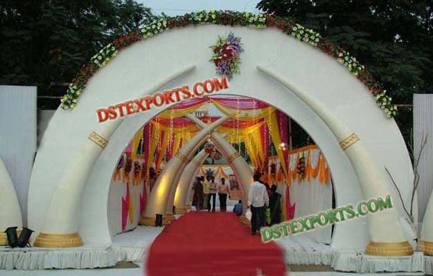 INDIAN WEDDING ELEPHANT TRUNK DECORATION