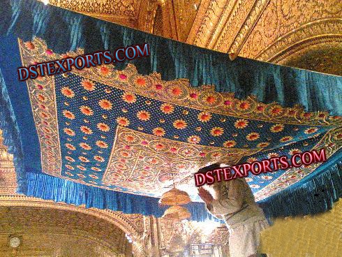 NEW BLUE EMBROIDED RUMALA SAHIB