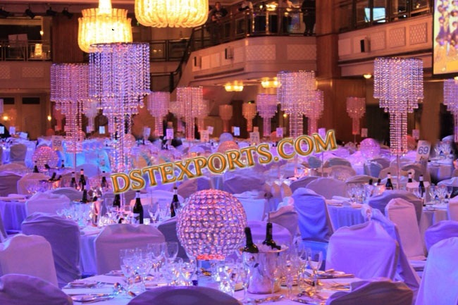 CRYSTAL TABLE CENTER PIECES