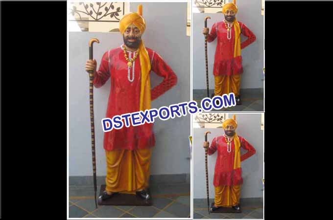 WEDDING PUNJABI DARBAN FIBER STATUE