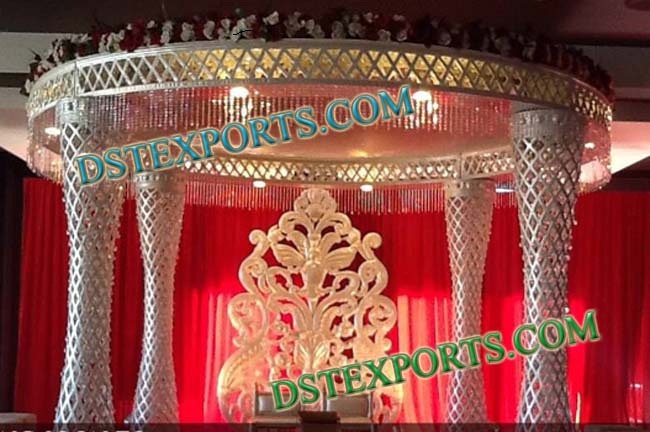 STYLISH WEDDING CRYSTAL MANDAP