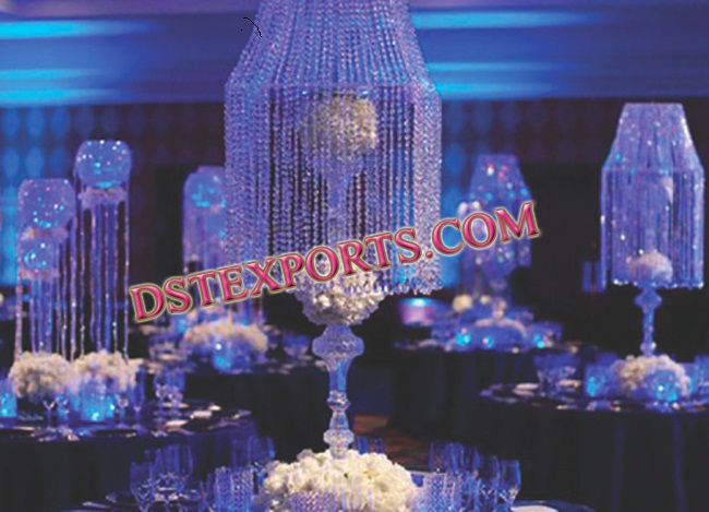 STYLISH WEDDING CRYSTAL CENTER PIECES