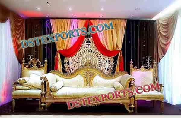 MUSLIM WEDDING CARVED SOFA SET