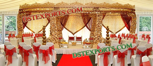 ROYAL WEDDING WOODEN MANDAP SET