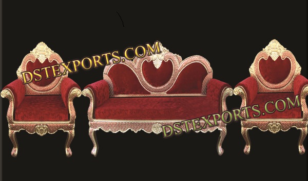 ROYAL WEDDING METAL SOFA SET