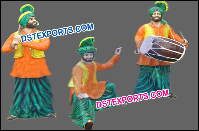 Traditional Rangla Punjab Fiber Statues