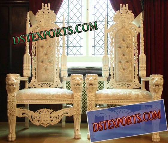 WEDDING LAVISH BRIDE GROOM CHAIRS